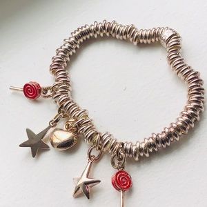 925 LINKS OF LONDON BRACELET WITH CHARMS